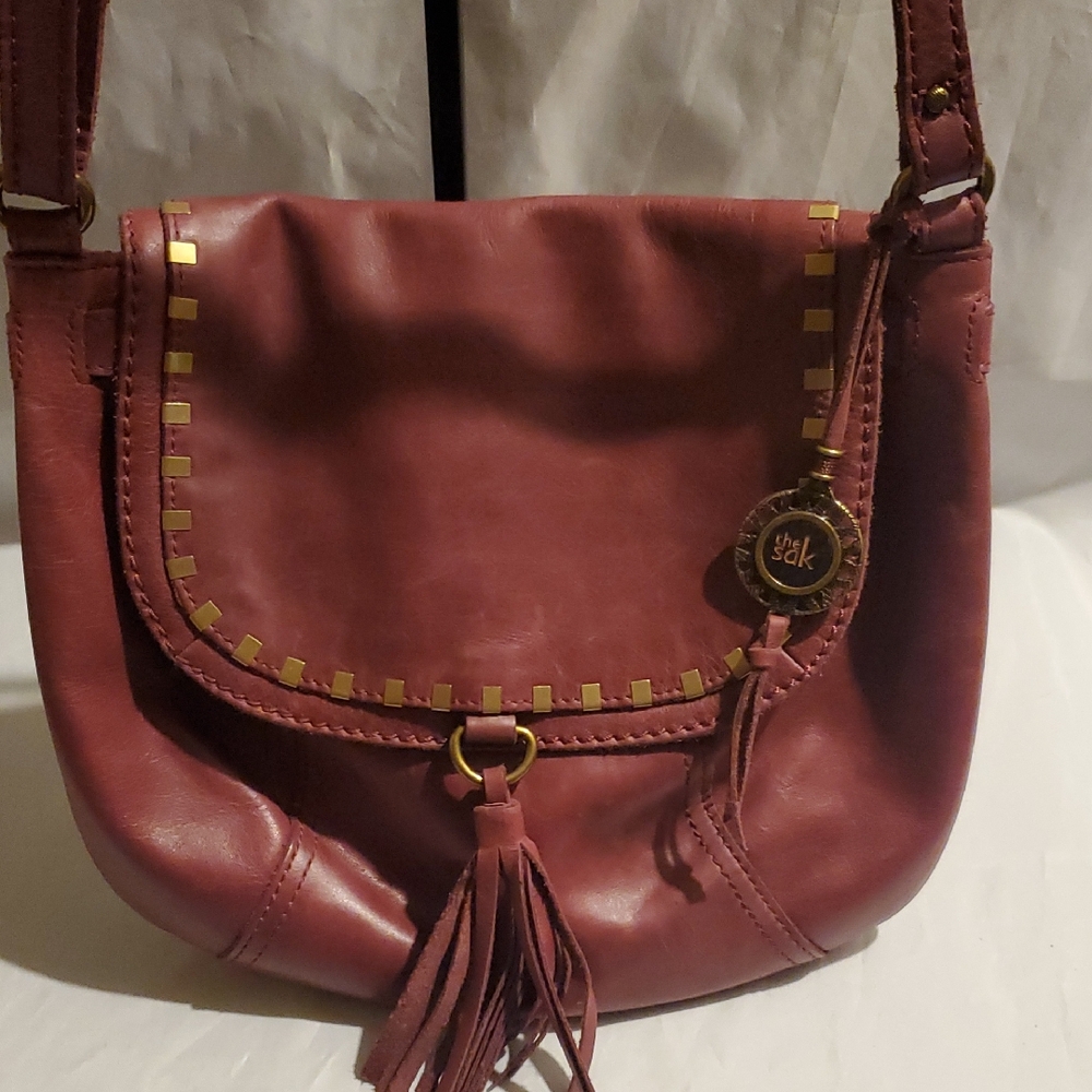 The Sak Rose Leather Crossbody Bag